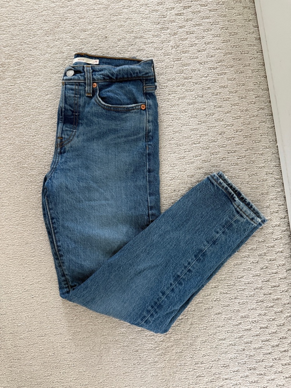 Levi's wedgie Straight-Leg Denim Jeans